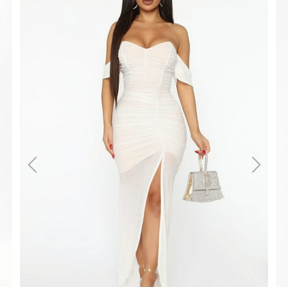 Fashion Nova White Dress - Picture 1 of 2